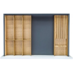 Drawer Insert Set For 800mm Shallow Drawers Set 2