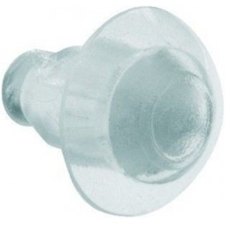 Door Buffer, For 5mm Drilling, Soft Plastic Per 100