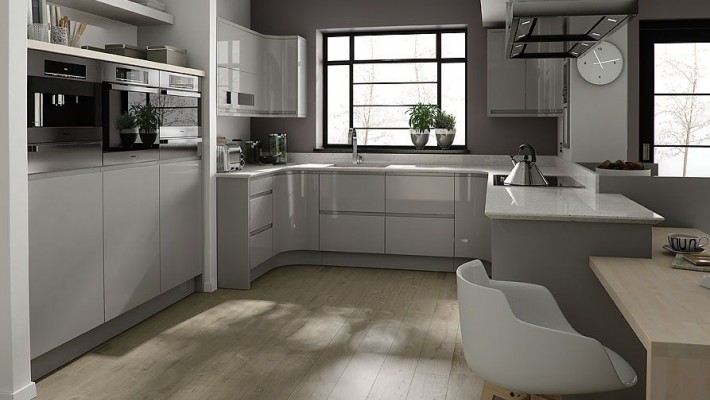 Remo High Gloss Handleless Kitchen