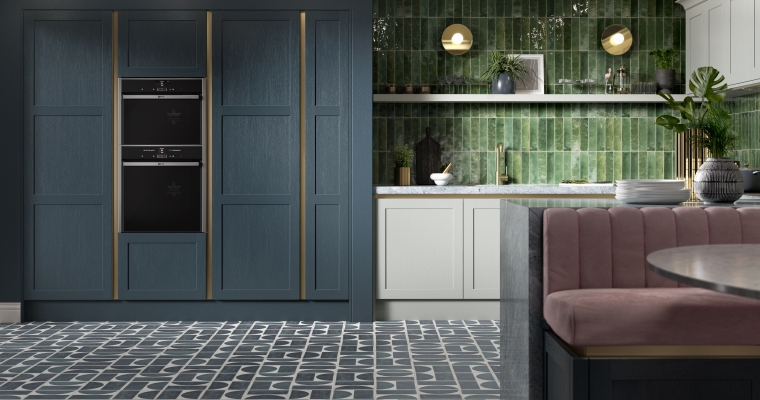 Crathorne Handleless - Second Nature Hartforth Blue - Second Nature