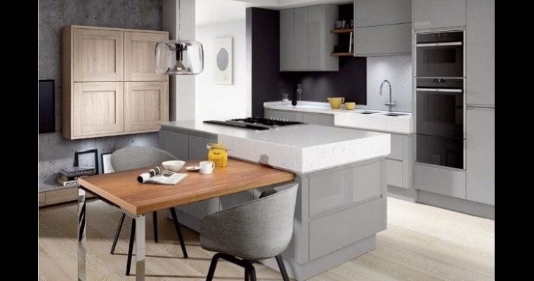 Remo Gloss Handleless - Second Nature Silver Grey - Second Nature